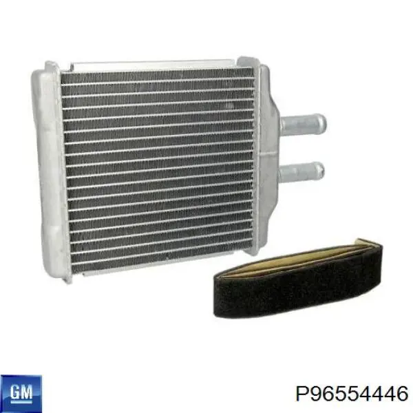 P96554446 General Motors Радиатор отопителя салона