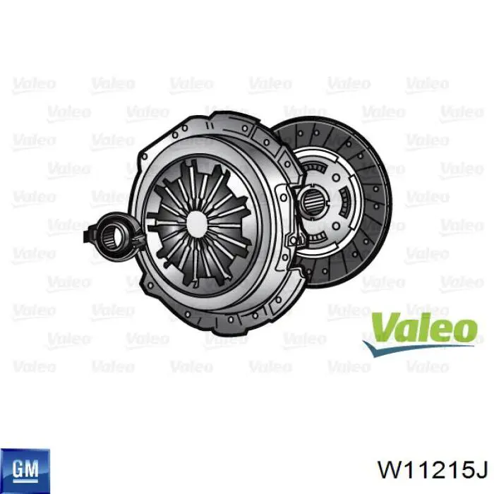 W11215J General Motors Сцепление в сборе