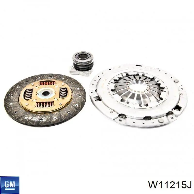 Комплект сцепления (3 части) General Motors W11215J цена, от 97.10 USD