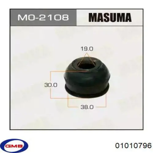 01010796 GMB Правая нижняя шаровая опора