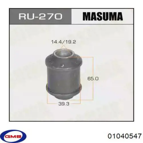01040547 GMB Левая нижняя шаровая опора