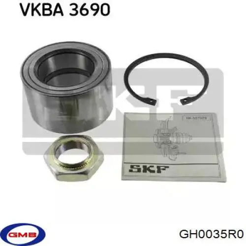 Комплект подшипника ступицы колеса GMB GH0035R0 цена, от 53.96 USD