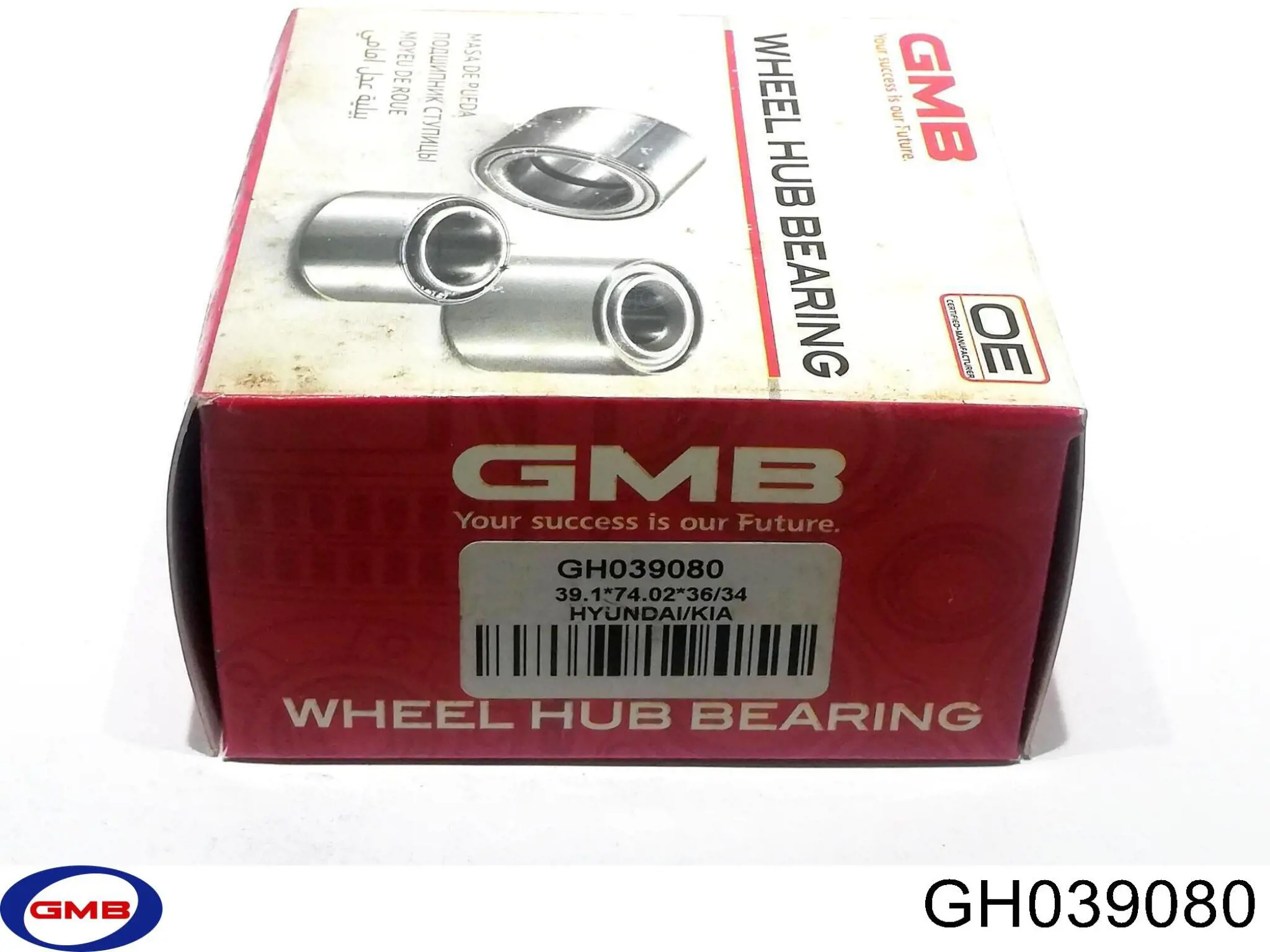 GH039080 GMB подшипник ступицы передней