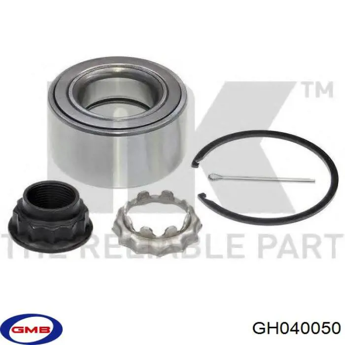 Комплект подшипника ступицы колеса GMB GH040050 цена, от 19.19 USD