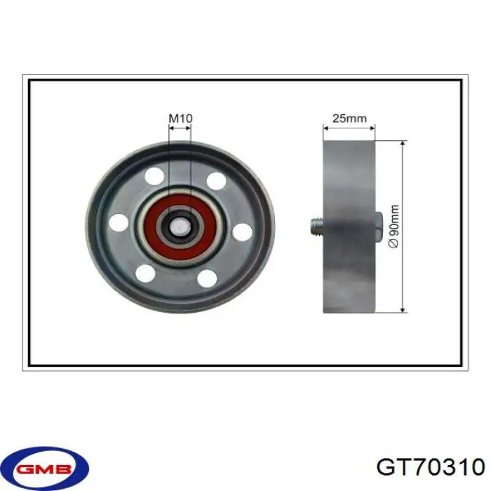 Натяжной ролик GT70310 GMB