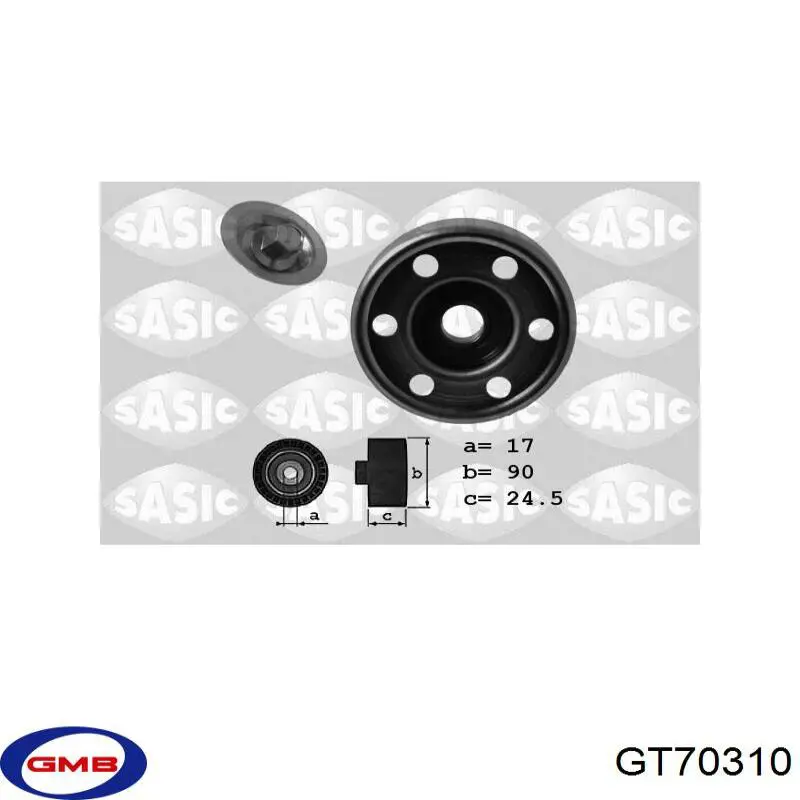 Натяжной ролик GMB GT70310 цена, от 11.26 USD