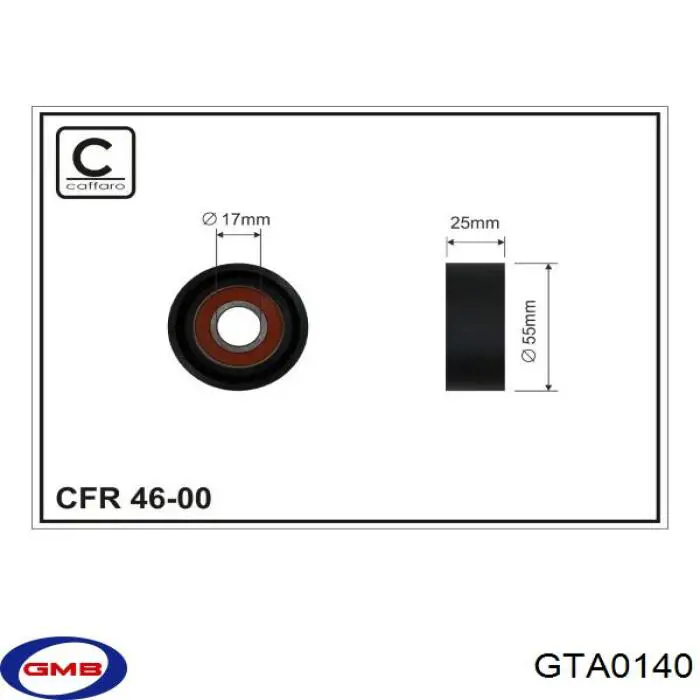 Натяжной ролик NTY RNKCT009 цена, от 8.90 USD