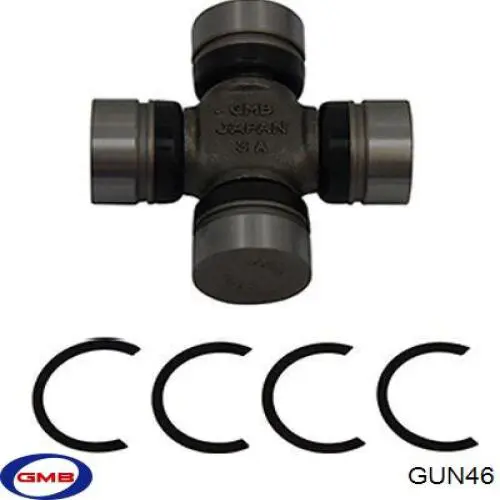 Крестовина карданного вала переднего GMB GUN46 цена, от 8.15 USD