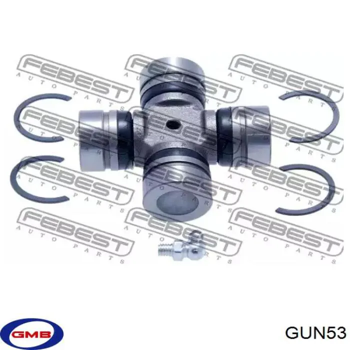 Крестовина карданного вала переднего GMB GUN53 цена, от 7.37 USD