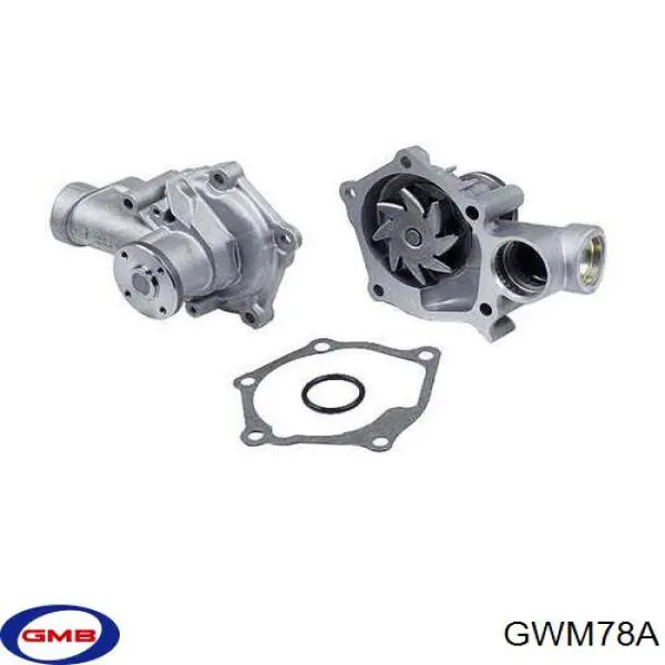 Помпа охлаждения GMB GWM78A цена, от 37.61 USD