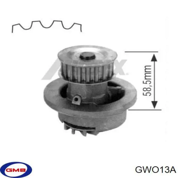 Помпа охлаждения GMB GWO13A цена, от 19.69 USD