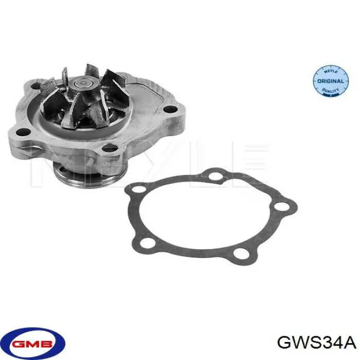 Помпа охлаждения GMB GWS34A цена, от 37.44 USD