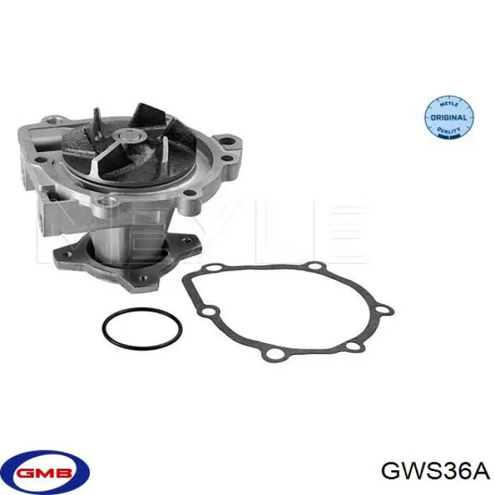 Помпа охлаждения GMB GWS36A цена, от 35.28 USD