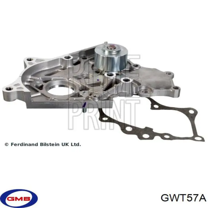 Помпа охлаждения GMB GWT57A цена, от 36.25 USD