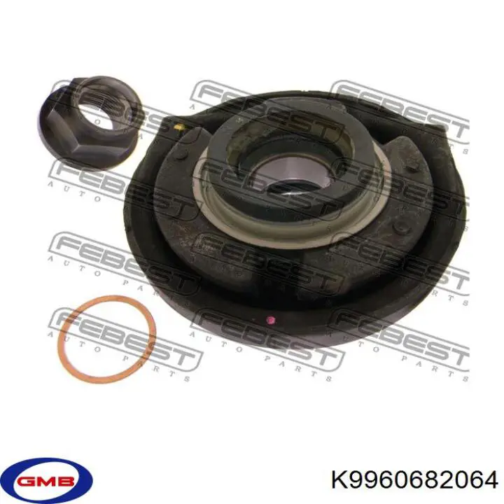 Подвесной подшипник передней полуоси GMB K9960682064 цена, от 6.08 USD