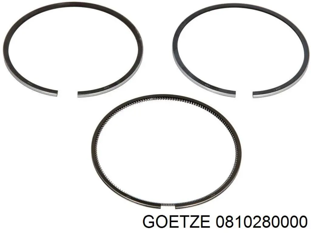 08-102800-00 Goetze кольца поршневые на 1 цилиндр, std.