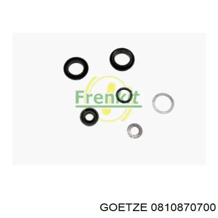 Купить 0810870700 Goetze Комплект поршневых колец на 1 цилиндр, 2-й ремонт (+0,50)