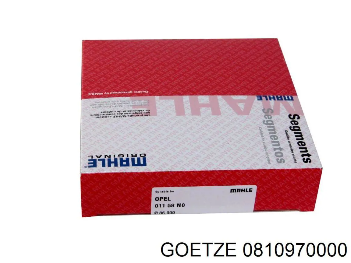 Купить Комплект поршневых колец на 1 цилиндр, стандарт Фольксваген Гольф II 19E, 1G1