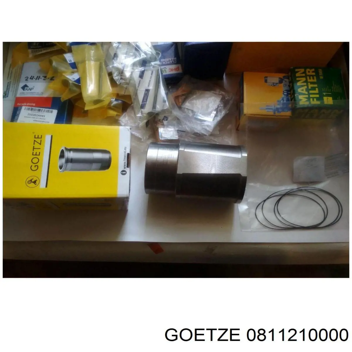 Купить 0811210000 Goetze Комплект поршневых колец на 1 цилиндр, стандарт