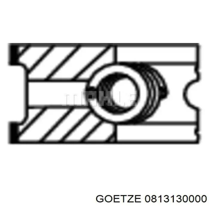 Кольца поршневые STD на 1 цилиндр Goetze 0813130000 цена, от 12.71 USD