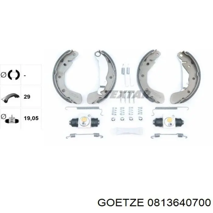 08-136407-00 Federal Mogul кольца поршневые на 1 цилиндр, 2-й ремонт (+0,50)