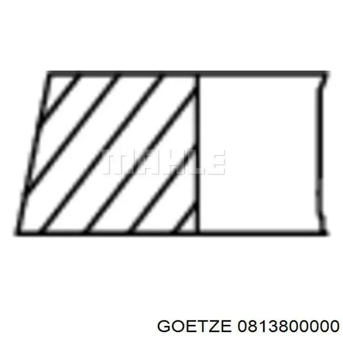 Кольца поршневые STD на 1 цилиндр Goetze 0813800000 цена, от 19.44 USD