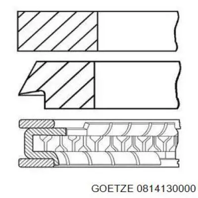 Кольца поршневые STD на 1 цилиндр Goetze 0814130000 цена, от 12.46 USD