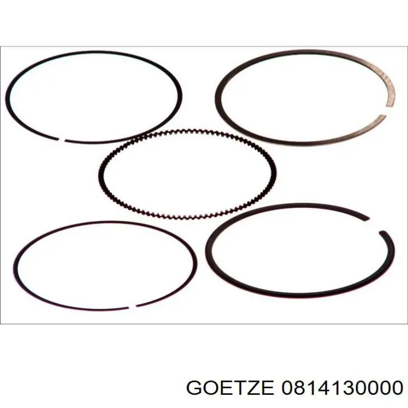 08-141300-00 Goetze кольца поршневые на 1 цилиндр, std.
