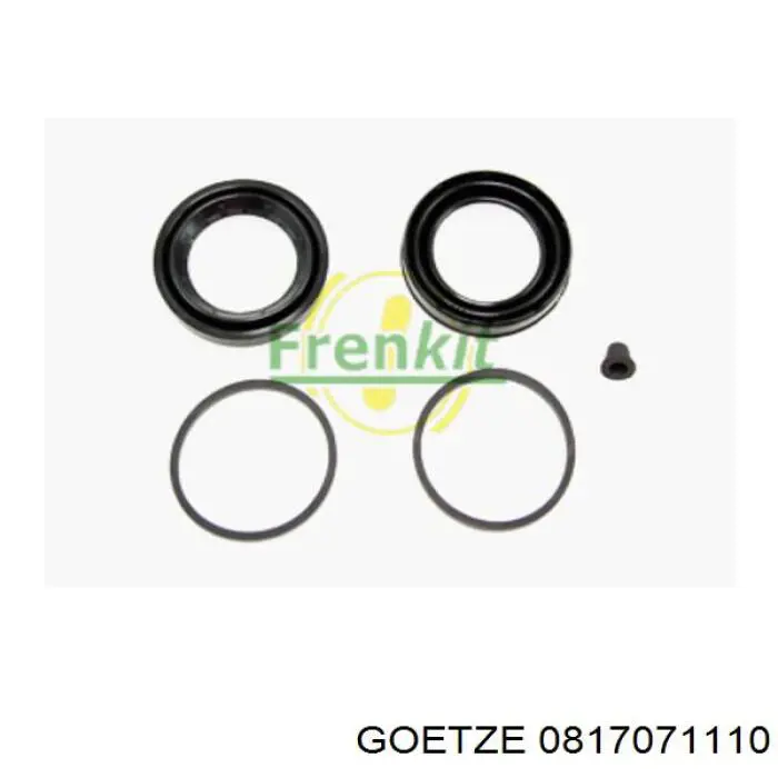 Кольца поршневые на 1 цилиндр, 4-й ремонт (+1,00) GOETZE 0817071110