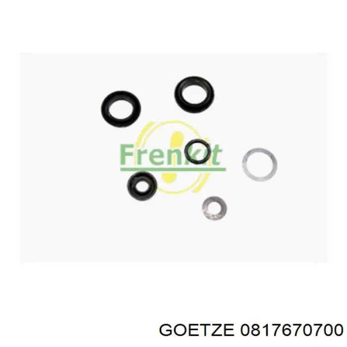 Купить 0817670700 Goetze Комплект поршневых колец на 1 цилиндр, 2-й ремонт (+0,50)