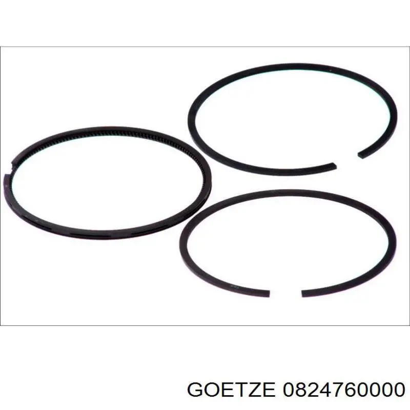 94250730 Opel кольца поршневые на 1 цилиндр, std.