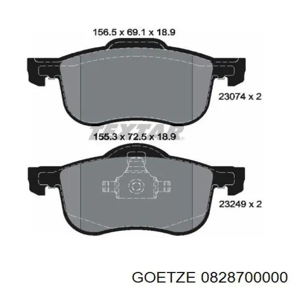 Кольца поршневые STD на 1 цилиндр Goetze 0828700000 цена, от 17.74 USD