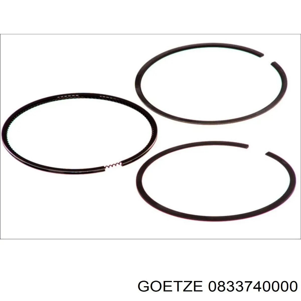 08-337400-00 Goetze кольца поршневые на 1 цилиндр, std.