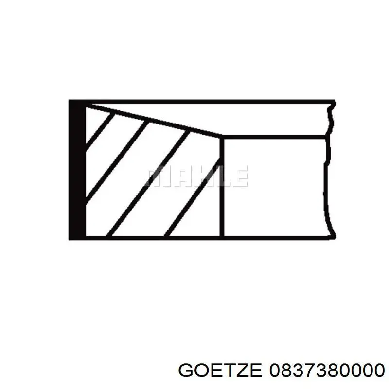 Кольца поршневые STD на 1 цилиндр Kolbenschmidt 800042410000 цена, от 21.00 USD
