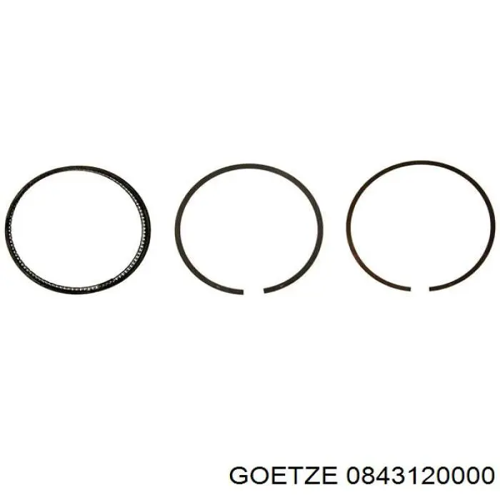 Кольца поршневые STD на 1 цилиндр Goetze 0843120000 цена, от 23.50 USD