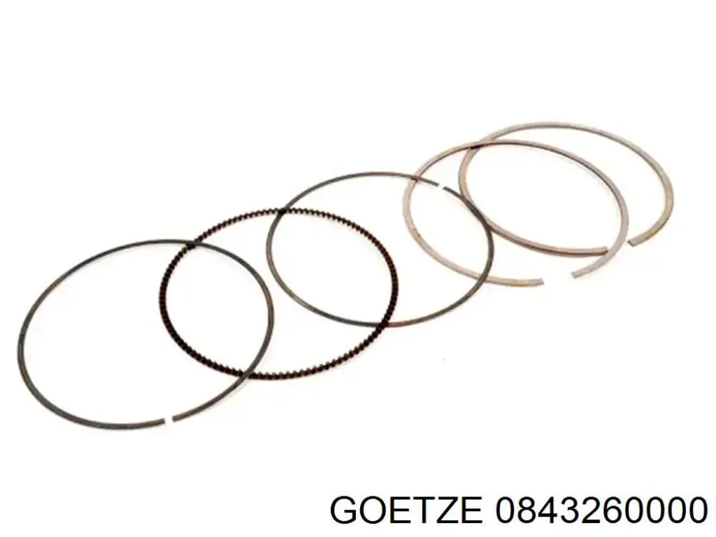 08-432600-00 Goetze кольца поршневые на 1 цилиндр, std.