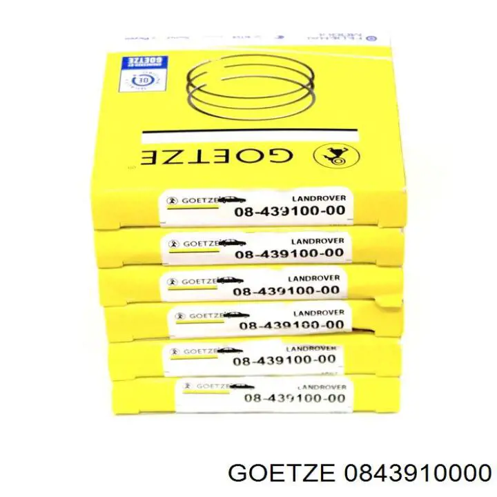 Купить 039RS101010N0 Mahle Original Комплект поршневых колец на 1 цилиндр, стандарт