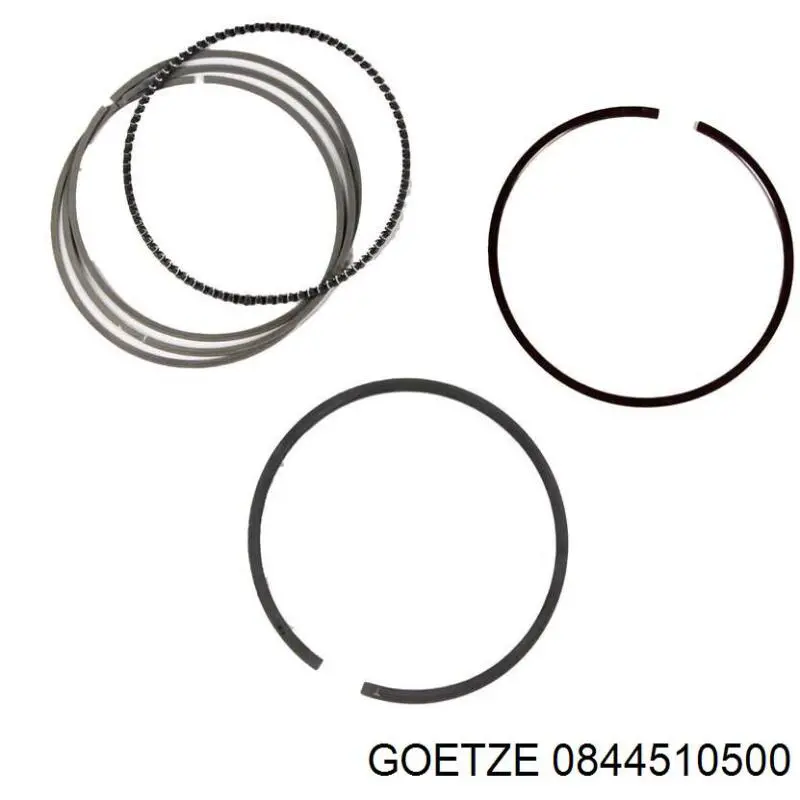 Juego de aros de pistón de motor, cota de reparación +0,25 mm 0844510500 Goetze