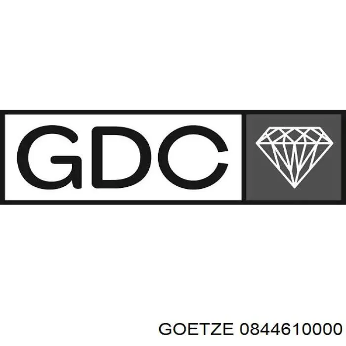 Купить 0844610000 Goetze Комплект поршневых колец на 1 цилиндр, стандарт