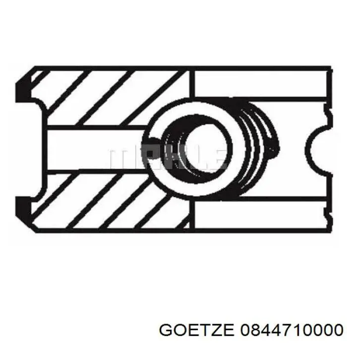 681RS001090N0 Mahle Original Поршневые кольца на 1 цилиндр, STD