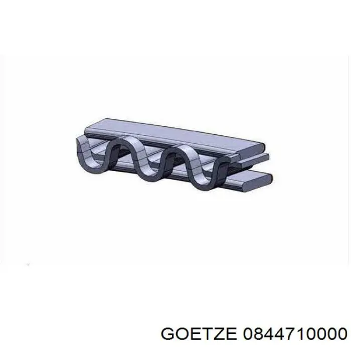 Купить 681RS001090N0 Mahle Original Комплект поршневых колец на 1 цилиндр, стандарт