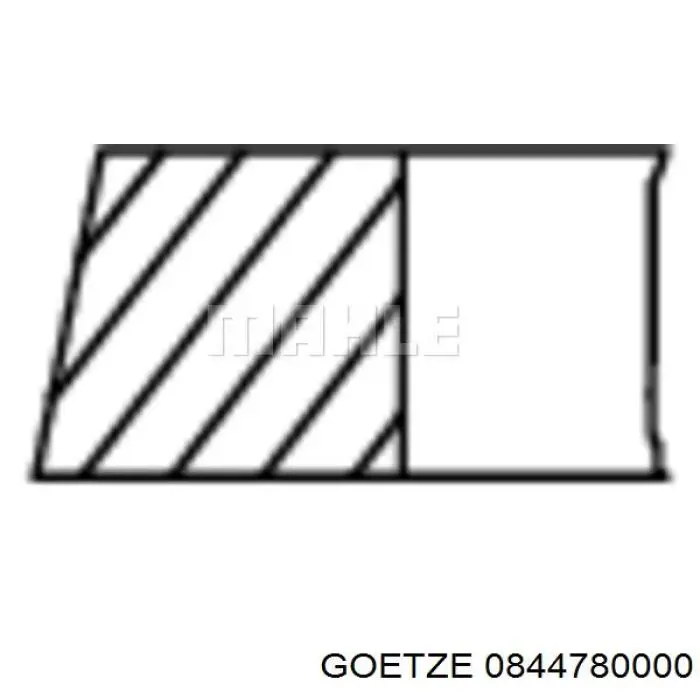 Кольца поршневые STD на 1 цилиндр Goetze 0844780000 цена, от 10.68 USD