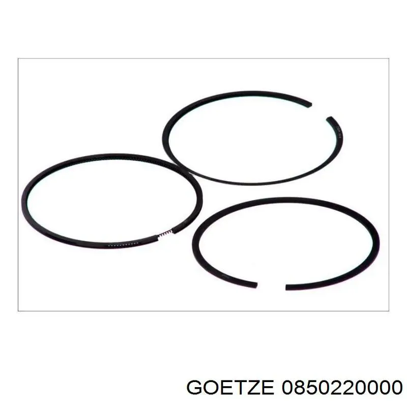 08-502200-00 Goetze кольца поршневые на 1 цилиндр, std.