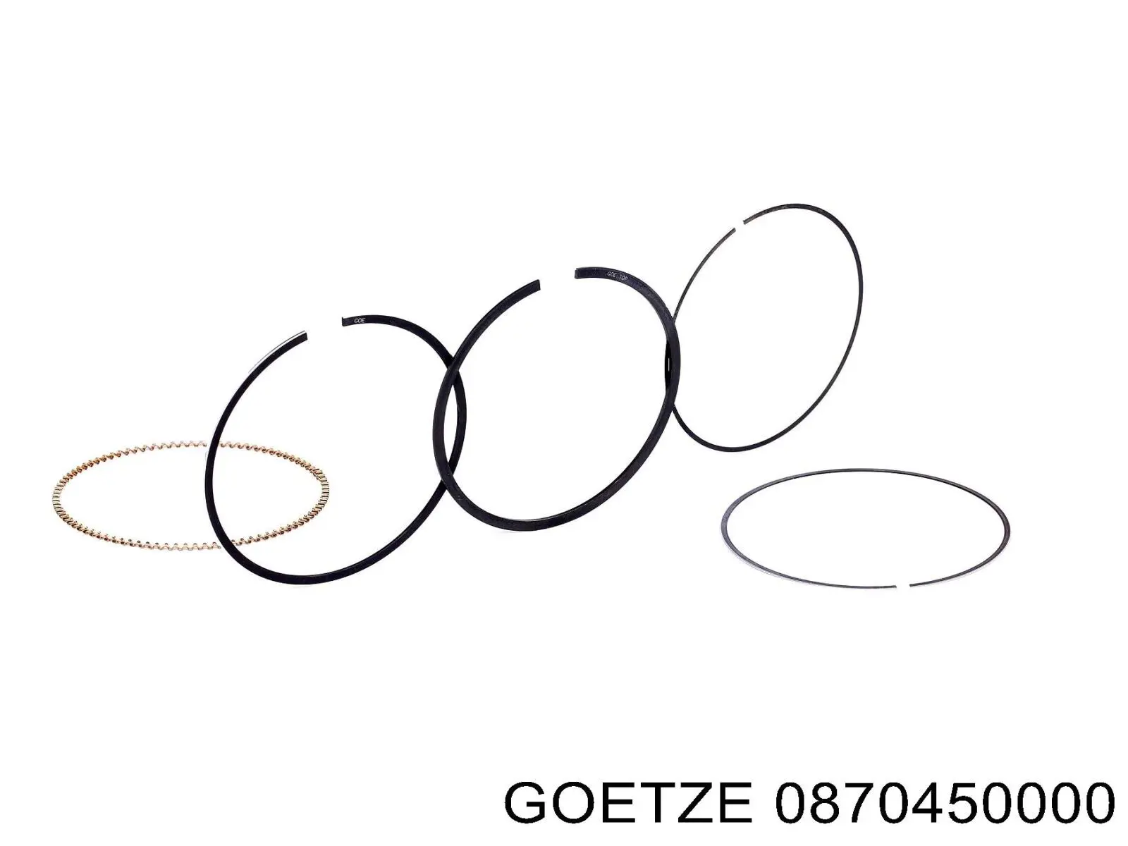 08-704500-00 Goetze кольца поршневые на 1 цилиндр, std.