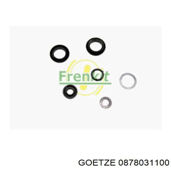 Кольца поршневые на 1 цилиндр, 4-й ремонт (+1,00) GOETZE 0878031100