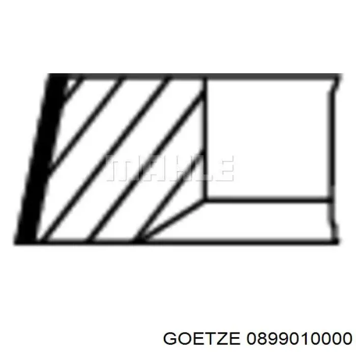 Кольца поршневые STD на 1 цилиндр Goetze 0899010000 цена, от 10.68 USD