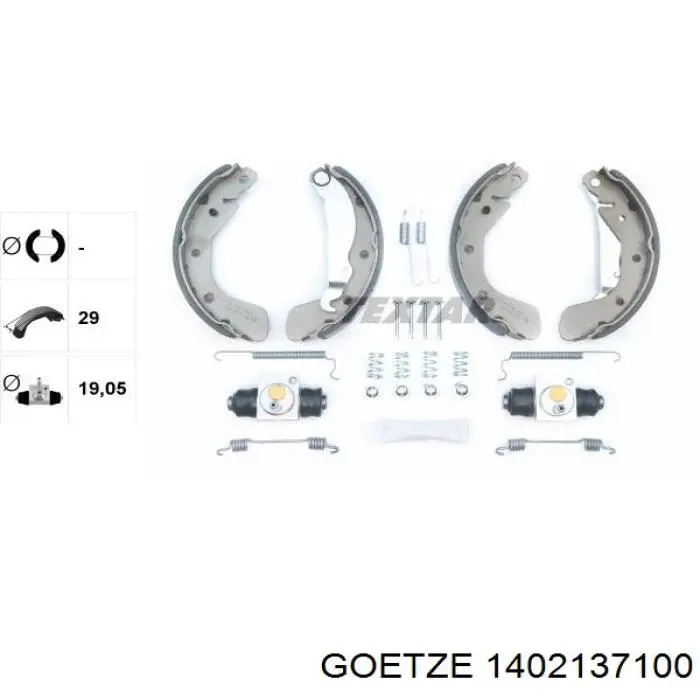 Гильза поршневая Goetze 1402137100 цена, от 26.56 USD