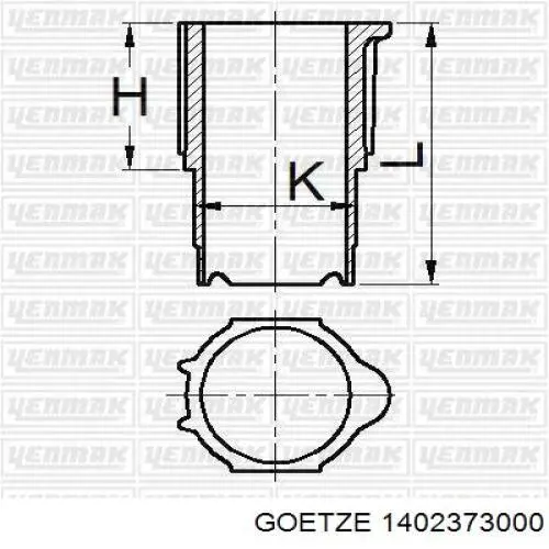Гильза поршневая Goetze 1402373000 цена, от 23.80 USD