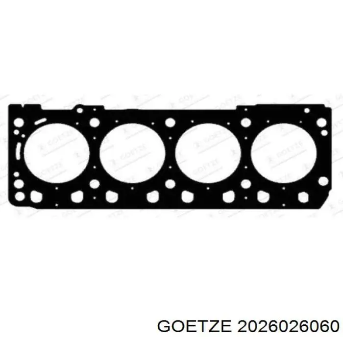 Комплект прокладок двигателя полный Goetze 2026026060