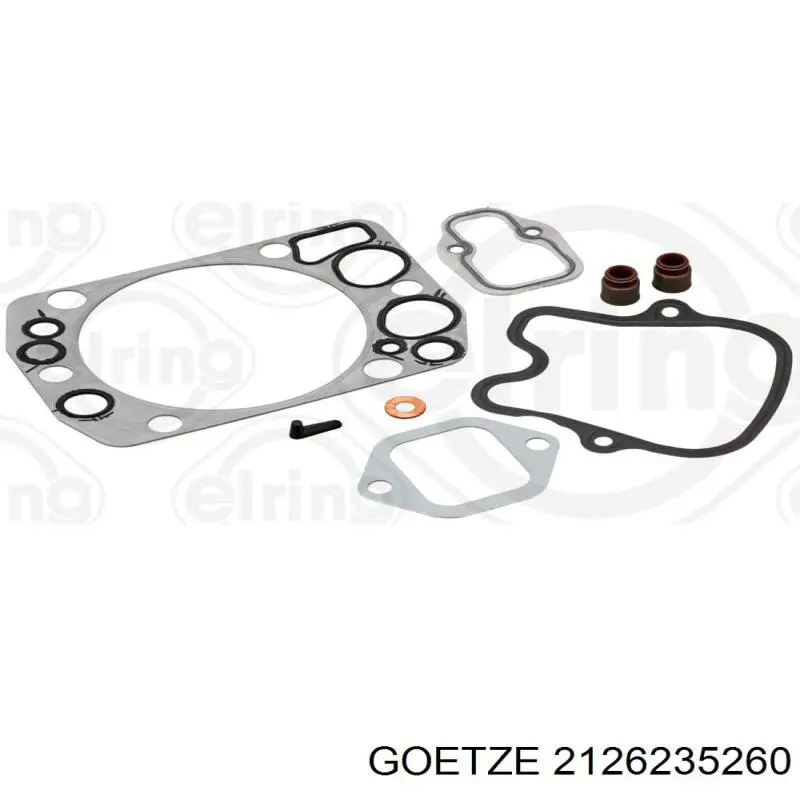 Комплект прокладок двигателя верхний Goetze 2126235260